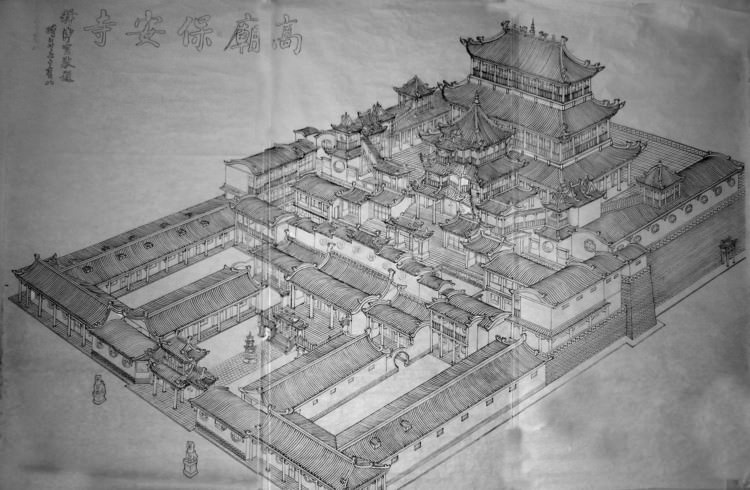 傳統寺廟規劃設計及寺院圖紙分析  第2張