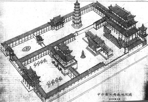 傳統寺廟規劃設計及寺院圖紙分析  第11張