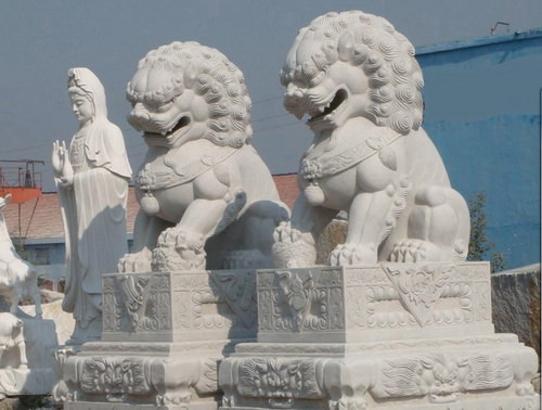 中國古建筑之石獅子
